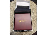 Luxury wooden boxes for gold ounces and certified coins