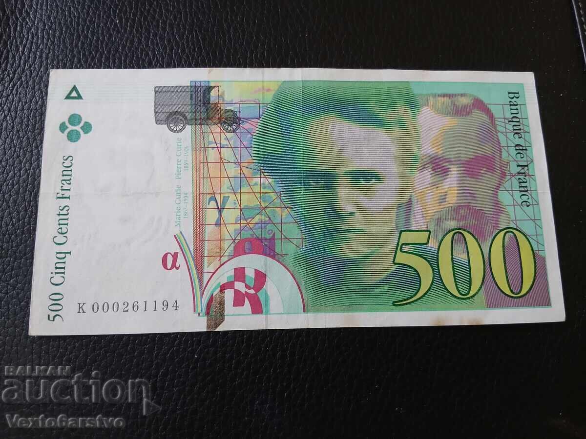 БАНКНОТА-ФРАНЦИЯ -500 франка-1994г.2 БАНКНОТА-ФРАНЦИЯ -500 франка-1994г.2