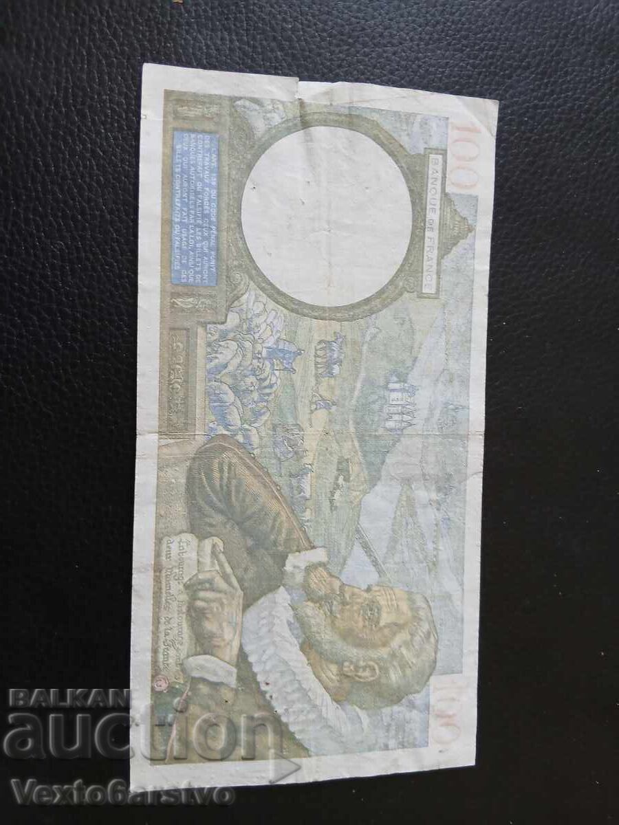 Licitație BANCNOTĂ-FRANȚA -100 franci-1939 3