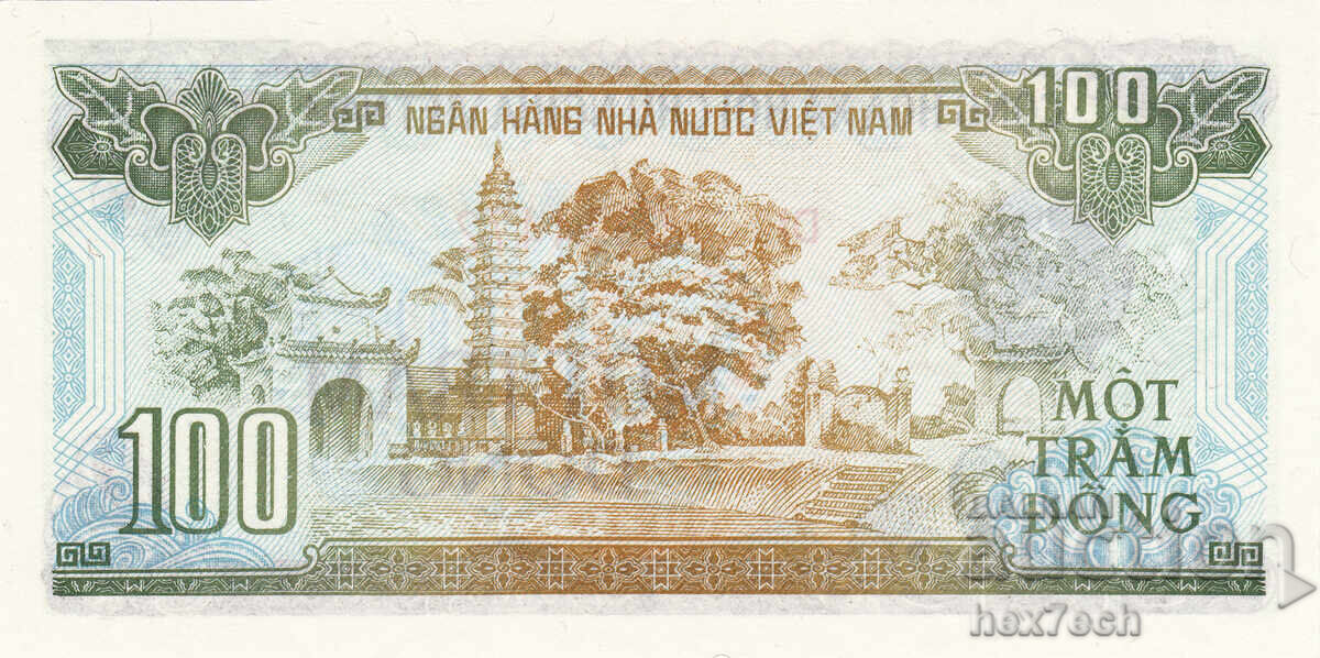 Auction  ❤️ ⭐ Vietnam 1991 100 Dong UNC new ⭐ ❤️