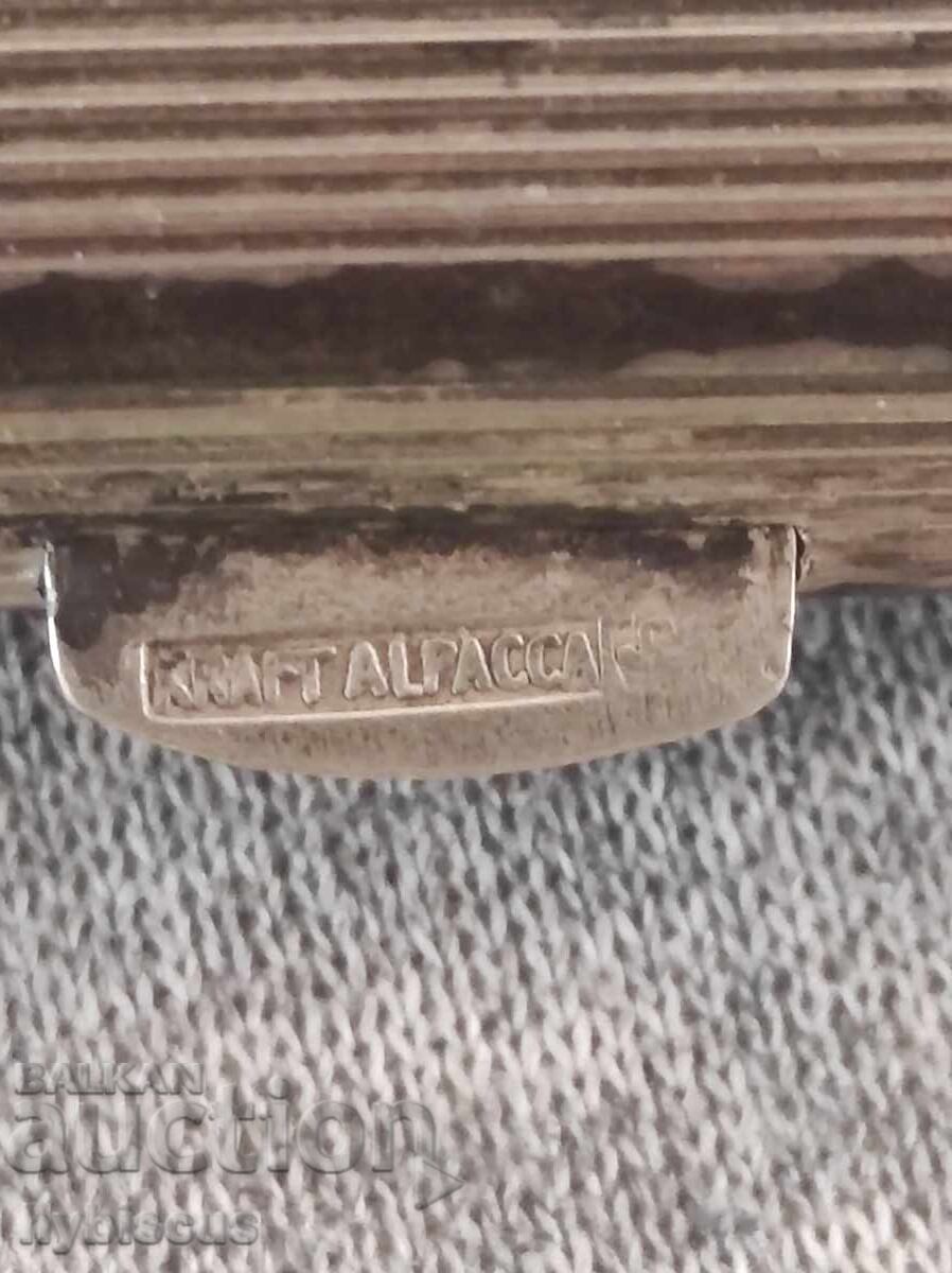 Auction  small metal (alpaca) cigarette case