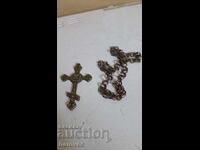 Кръст и верижка към него,комплект