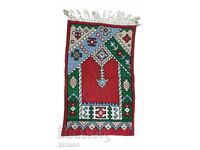 Bulgarian ethnic hand-woven wool wall rug – 83×53 cm