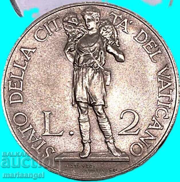 2 λίρες 1935 Βατικανό Άγιος Ιωάννης ο Βαπτιστής Βατικανό - 7