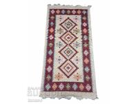 Bulgarian hand-woven wool rug Chiprovtsi pattern 160×75 cm