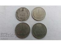 1 lev 1990 - 4 pieces