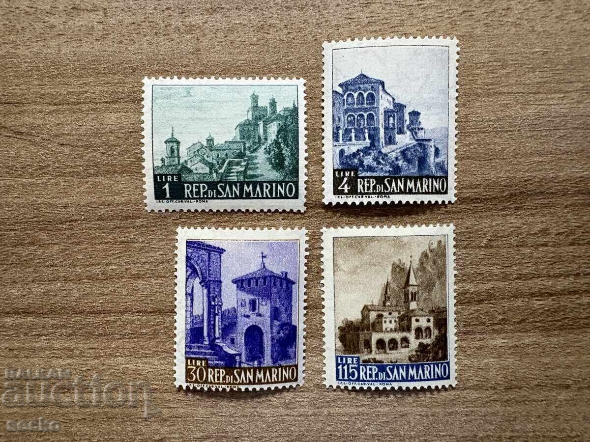 Σαν Μαρίνο - Κτίρια (1961) MNH Σαν Μαρίνο - Κτίρια (1961) MNH