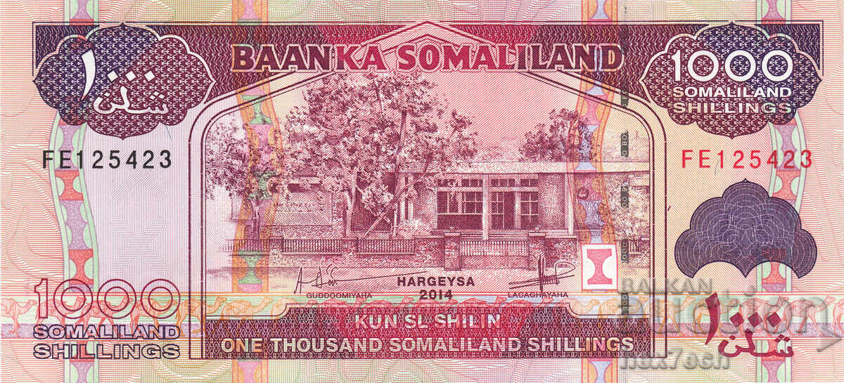 ❤️ ⭐ Somaliland 2014 1000 Shillings UNC new ⭐ ❤️ with price € 1.79 | 3.50 BGN