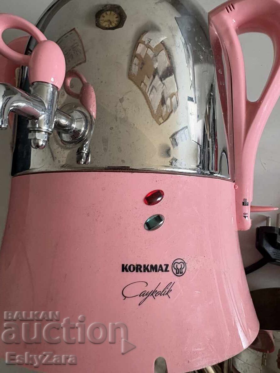 Korkmaz Çaykolik A341-11 Electric Turkish Samovar (Pink) with price € 90.00 | 176.03 BGN