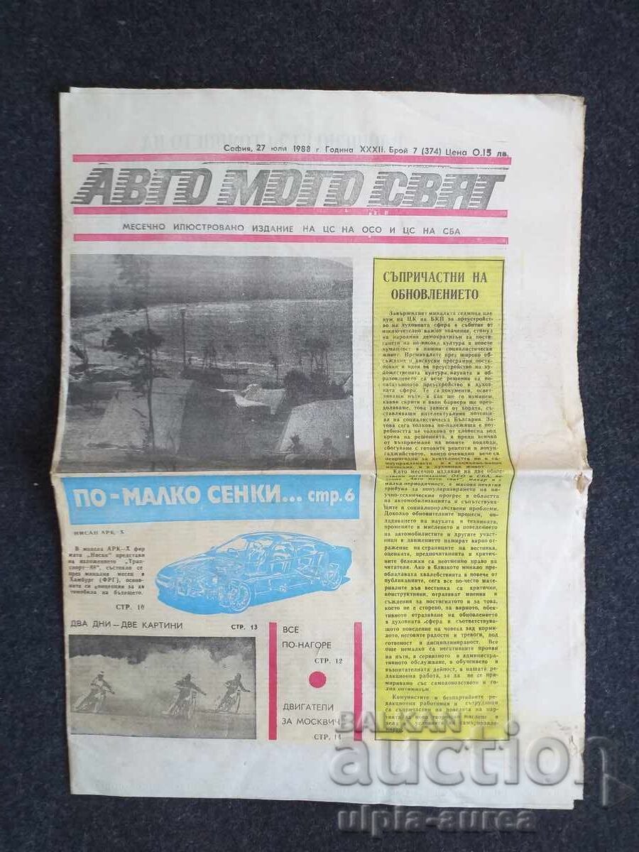 АВТО МОТО СВЯТ 1988  7