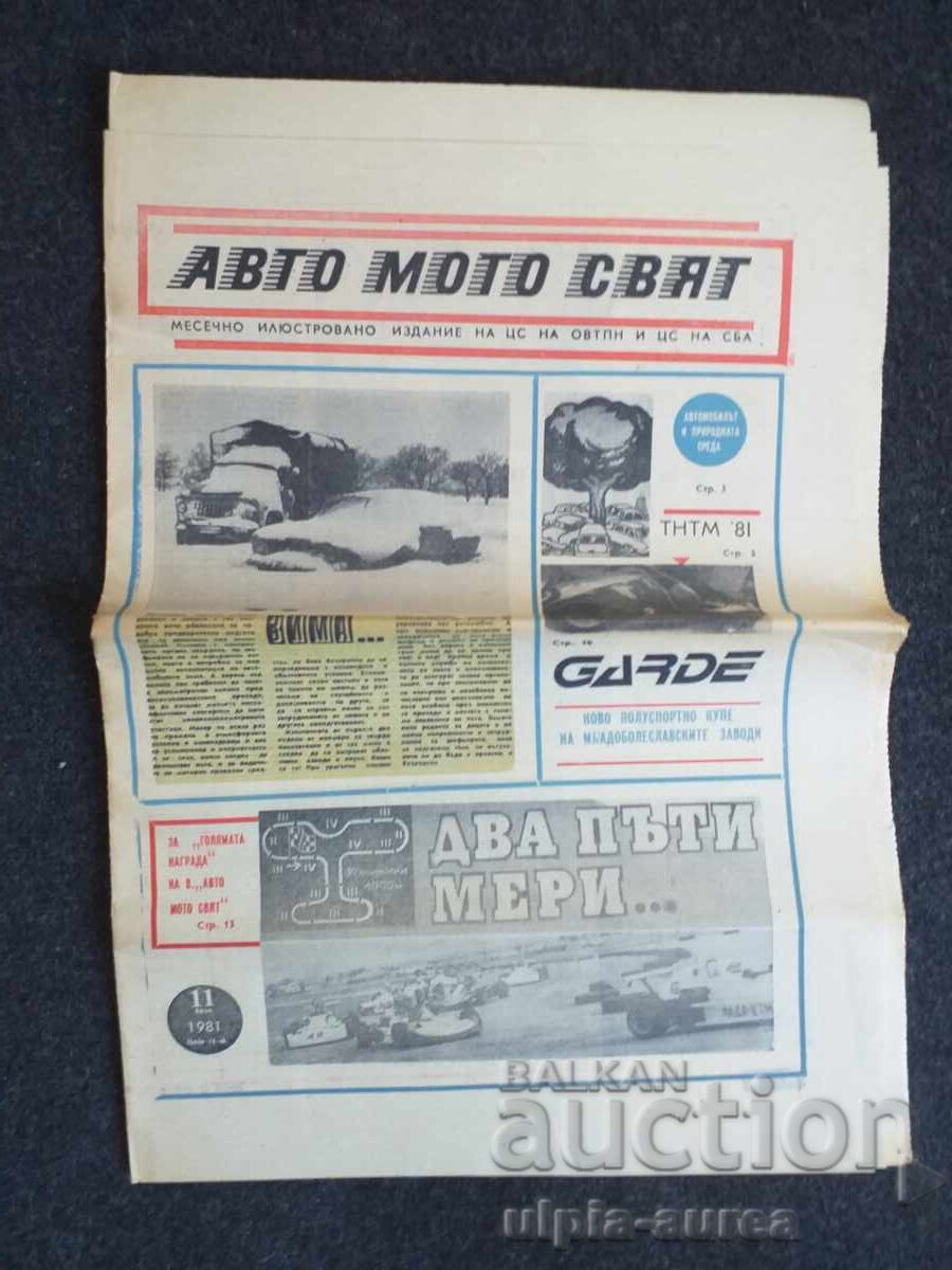АВТО МОТО СВЯТ 1981  11