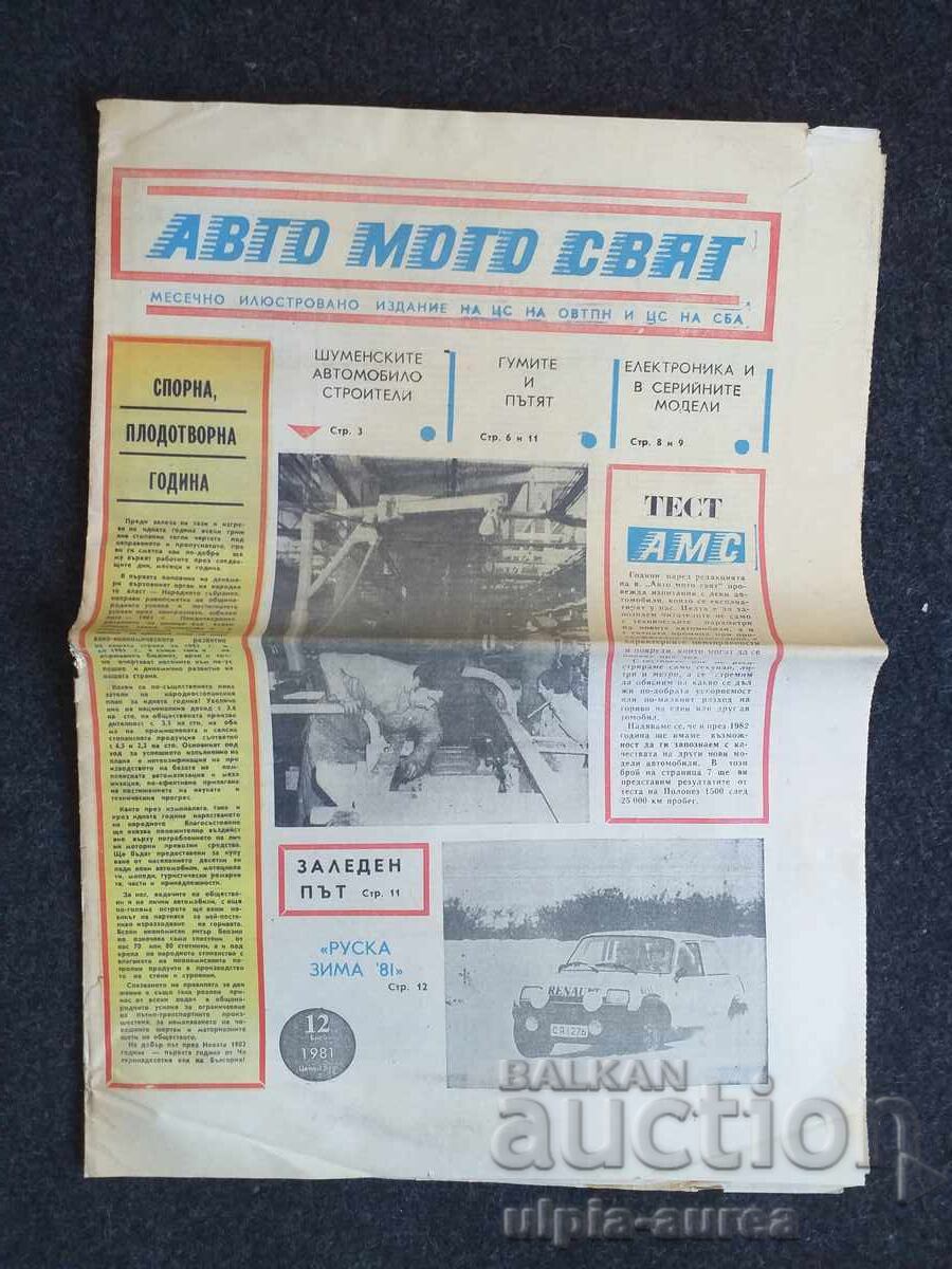 АВТО МОТО СВЯТ 1981  12