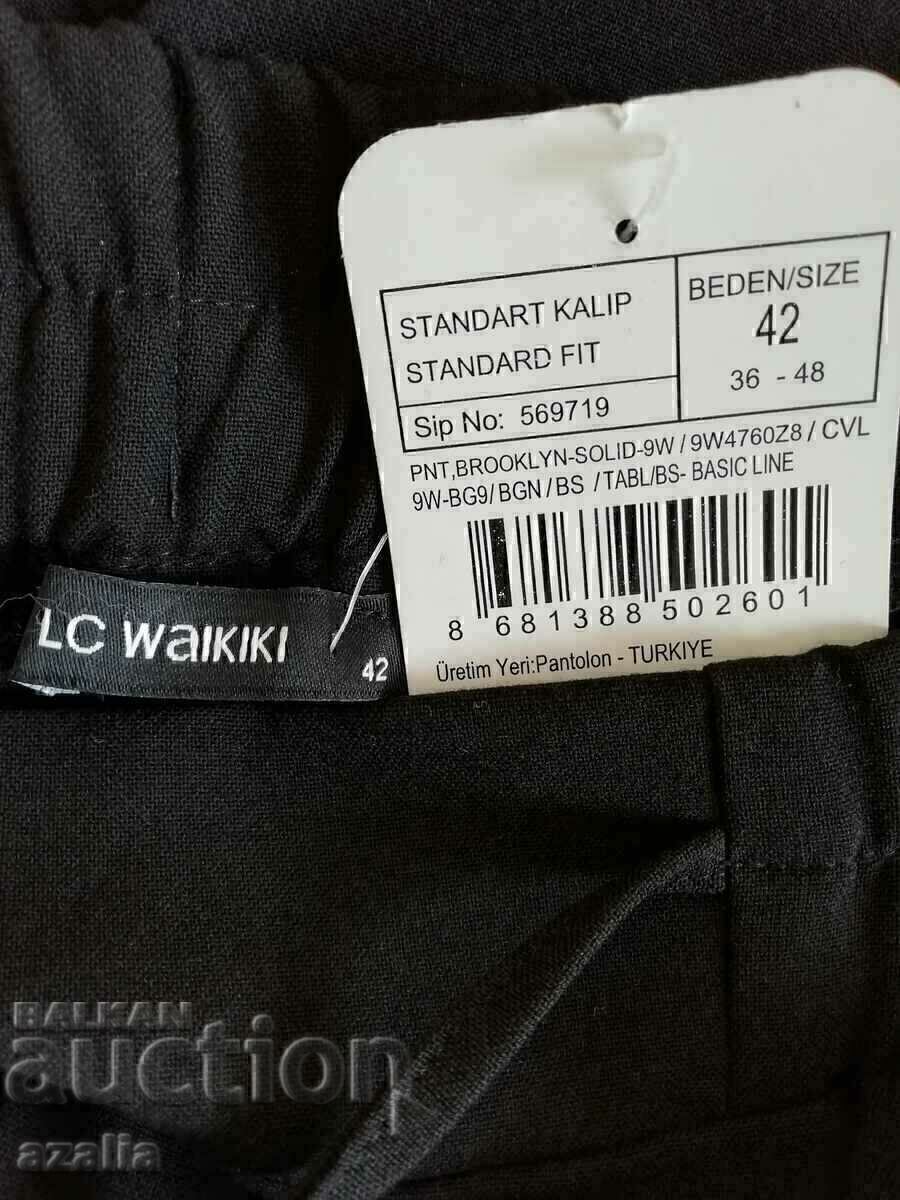 Delivery of New women's black pants size 42