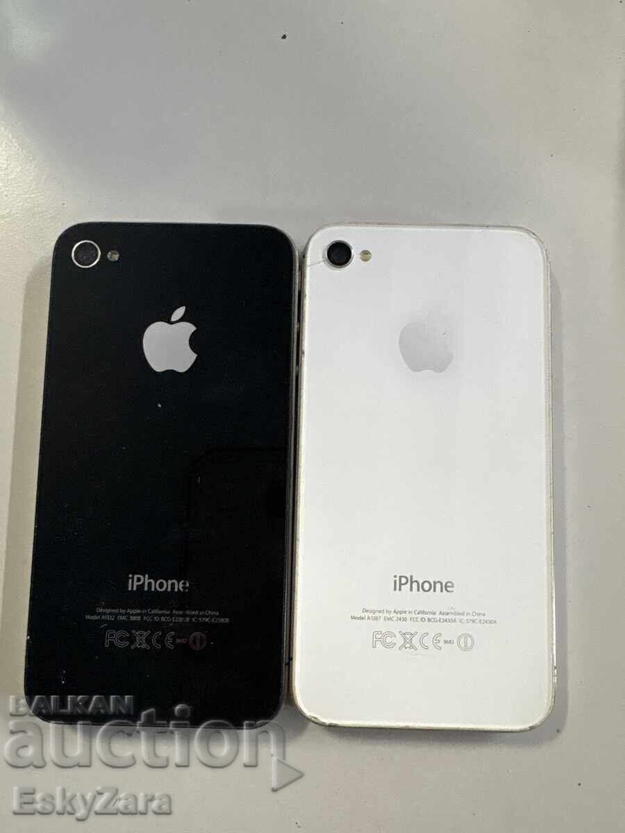 Παρτίδα 2 τεμαχίων Apple iPhone 4 και iPhone 4S (Σε λειτουργία) με τιμή € 30.00 | 58.68 BGN