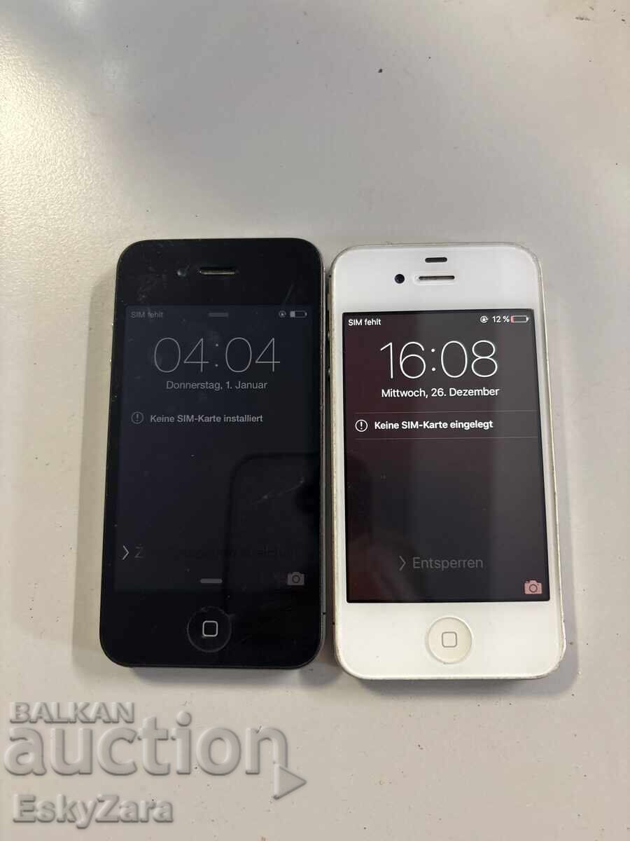 Παρτίδα 2 τεμαχίων Apple iPhone 4 και iPhone 4S (Σε λειτουργία)