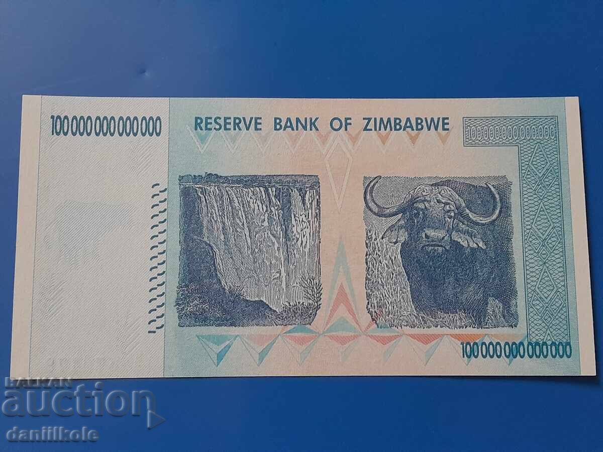 Аукцион *$*Y*$* ЗИМБАБВЕ 100 ТРИЛИОНА ДОЛАРА 2008 - ОРИГИНАЛ *$*Y*$*