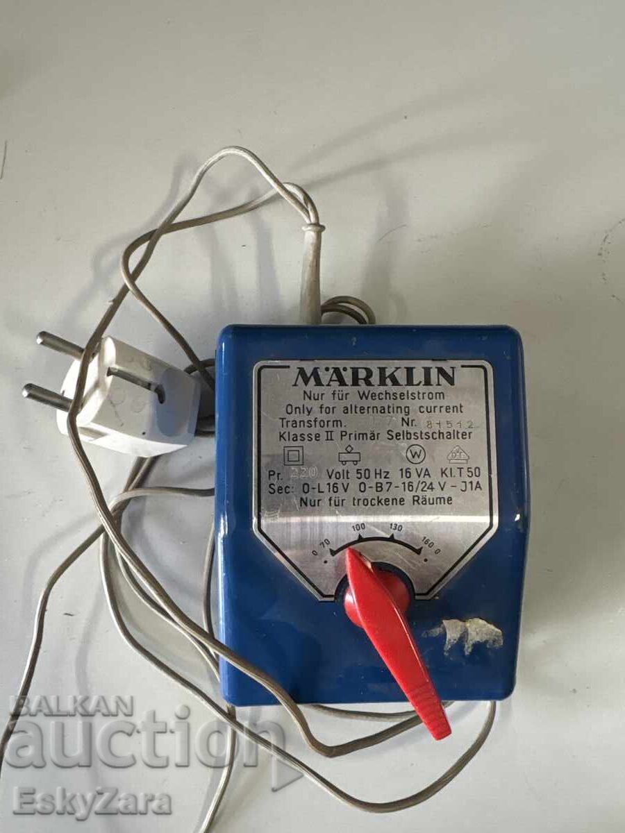Retro Märklin 16 VA transformer for model trains