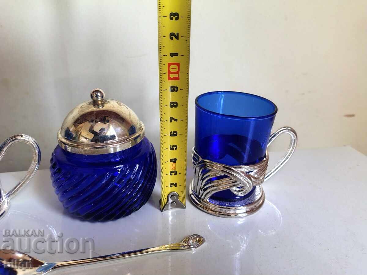 Beautiful Silver-Plated Mocha, Espresso Set - 5