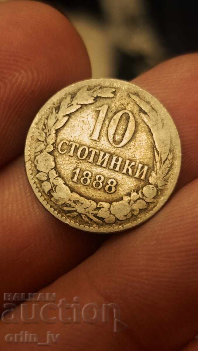 10 cents 1888