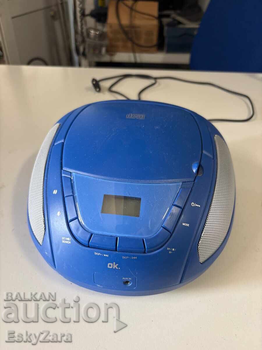 Преносимо радио със CD ok. ORC 133-BL с цена 20.00 €