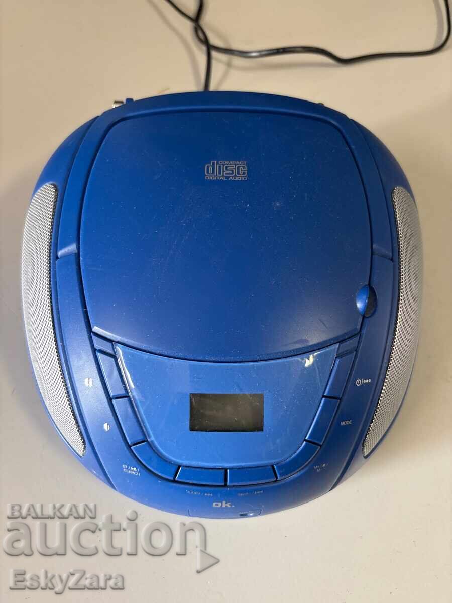 Преносимо радио със CD ok. ORC 133-BL
