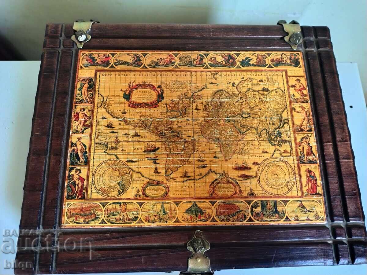 Υπέροχο Παλιό Ξύλινο Κουτί για Κοσμήματα, Μικροαντικείμενα με τιμή 24.98 €