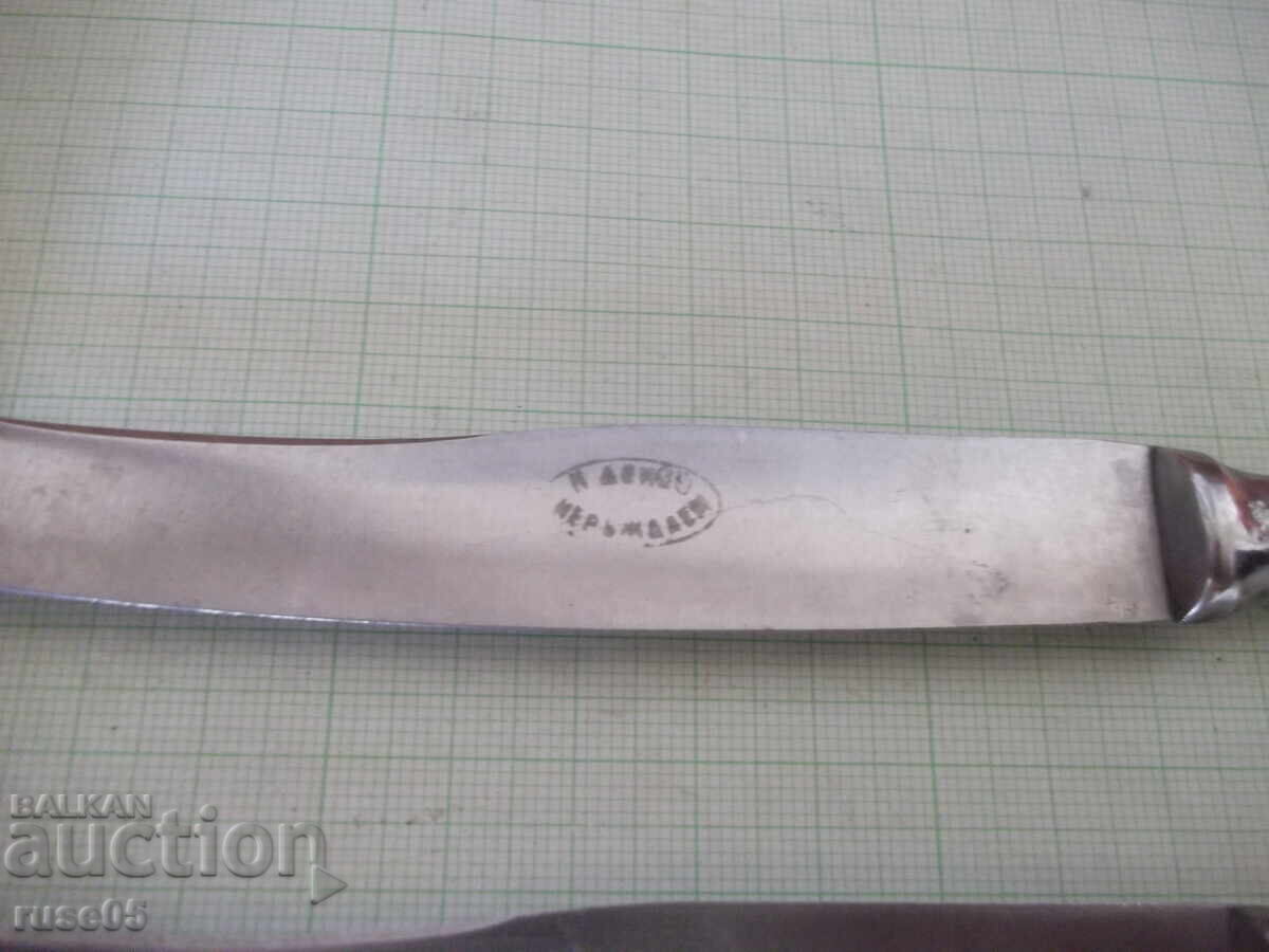 Auction  Lot of 2 "P. Denev" service knives from the socialist era