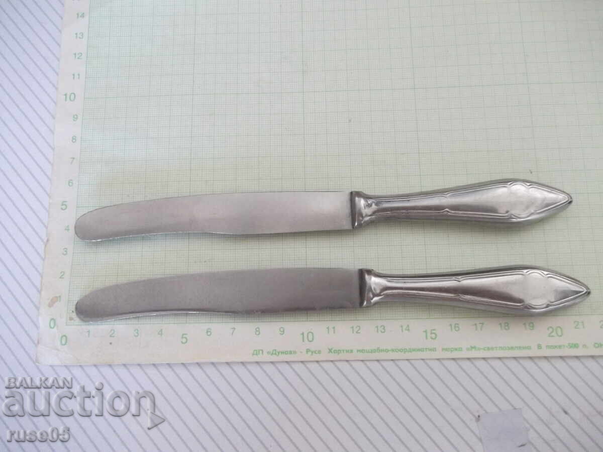 Delivery of Lot of 2 "P. Denev" service knives from the socialist era