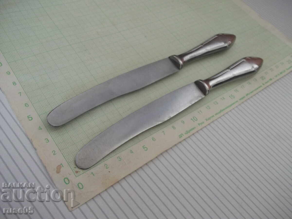 Lot of 2 "P. Denev" service knives from the socialist era - 5