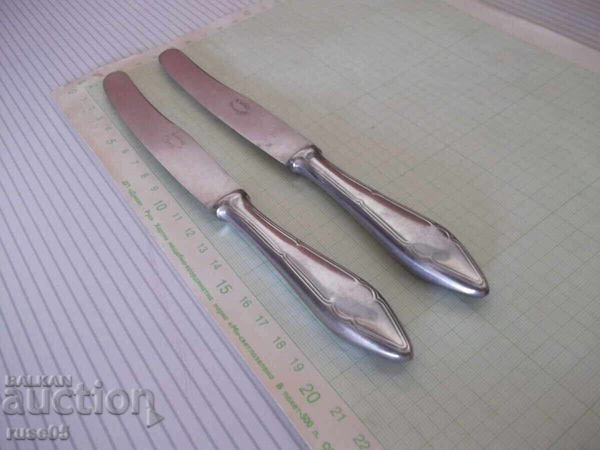 Lot of 2 "P. Denev" service knives from the socialist era - 7