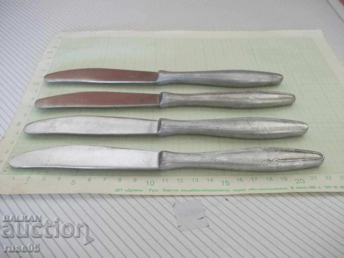 Lot of 4 Bulgarian service knives from the socialist era - 5