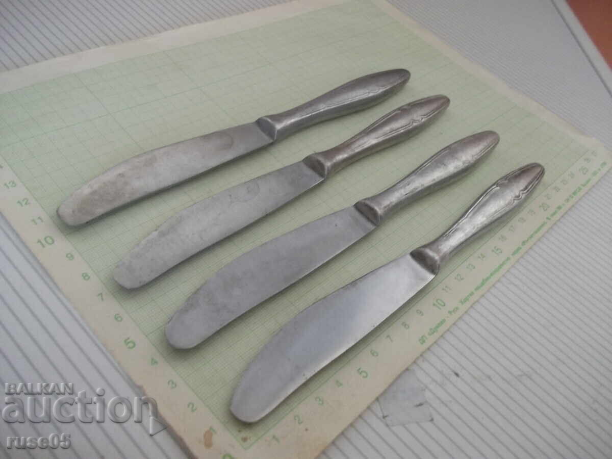 Lot of 4 Bulgarian service knives from the socialist era - 6