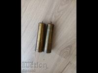2 solid brass weights