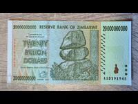 Ζιμπάμπουε 20 δισεκατομμύρια δολάρια 2008 UNC