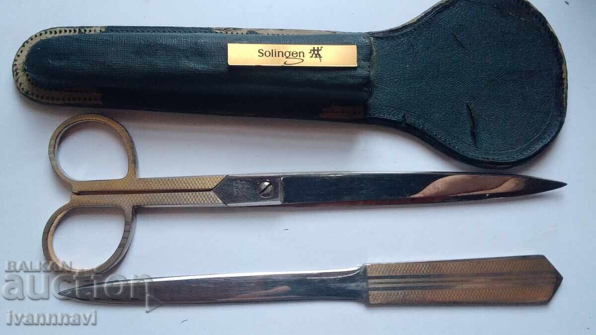 Σπάνιο σετ ψαλίδι και ανοιχτήρι επιστολών Solingen - 5 Σπάνιο σετ ψαλίδι και ανοιχτήρι επιστολών Solingen - 5