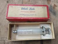 Vintage collectible American glass syringe 20 cc