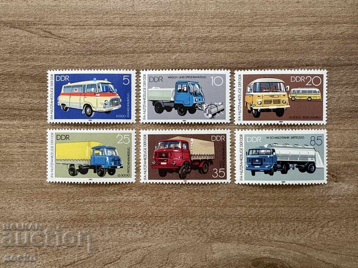 ГДР - Превозни средства (1982) MNH