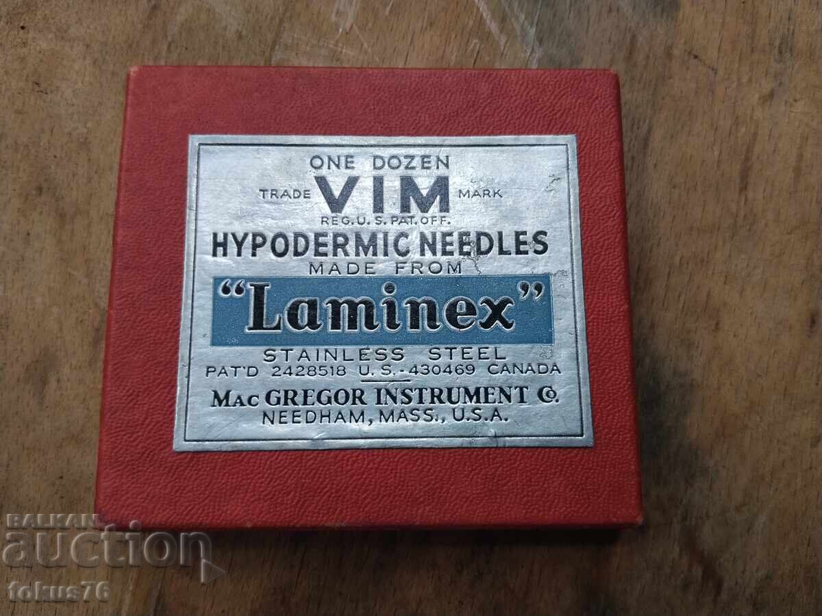 Стари колекционерски американски игли за спринцовка с цена € 35.00 | 68.45 лв.
