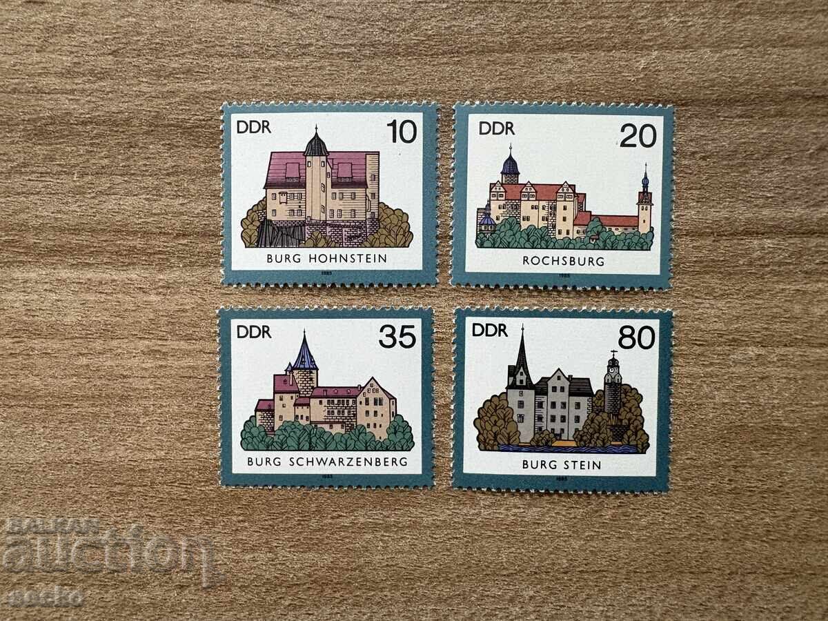 ГДР - Замъци и дворци (1985) MNH