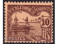 Noua Caledonie-1906-Suplimentare-Barcă, MNH