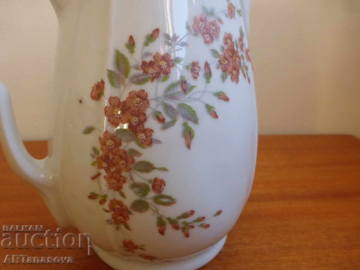 Bulgarian porcelain pitcher Kosta Yordanov Vidin 1960 - 5