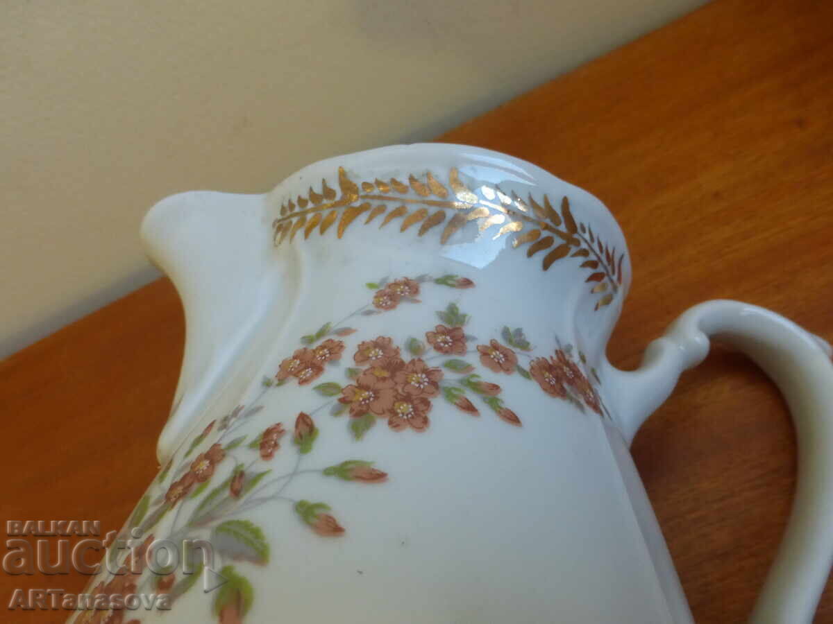 Bulgarian porcelain pitcher Kosta Yordanov Vidin 1960 - 6
