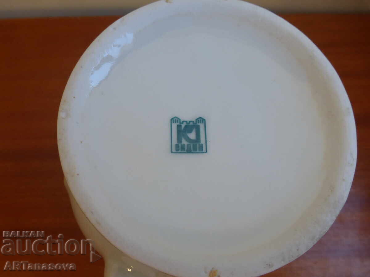 Bulgarian porcelain pitcher Kosta Yordanov Vidin 1960 - 7