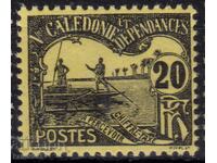 Noua Caledonie-1906-Suplimentare-Barcă, MNH
