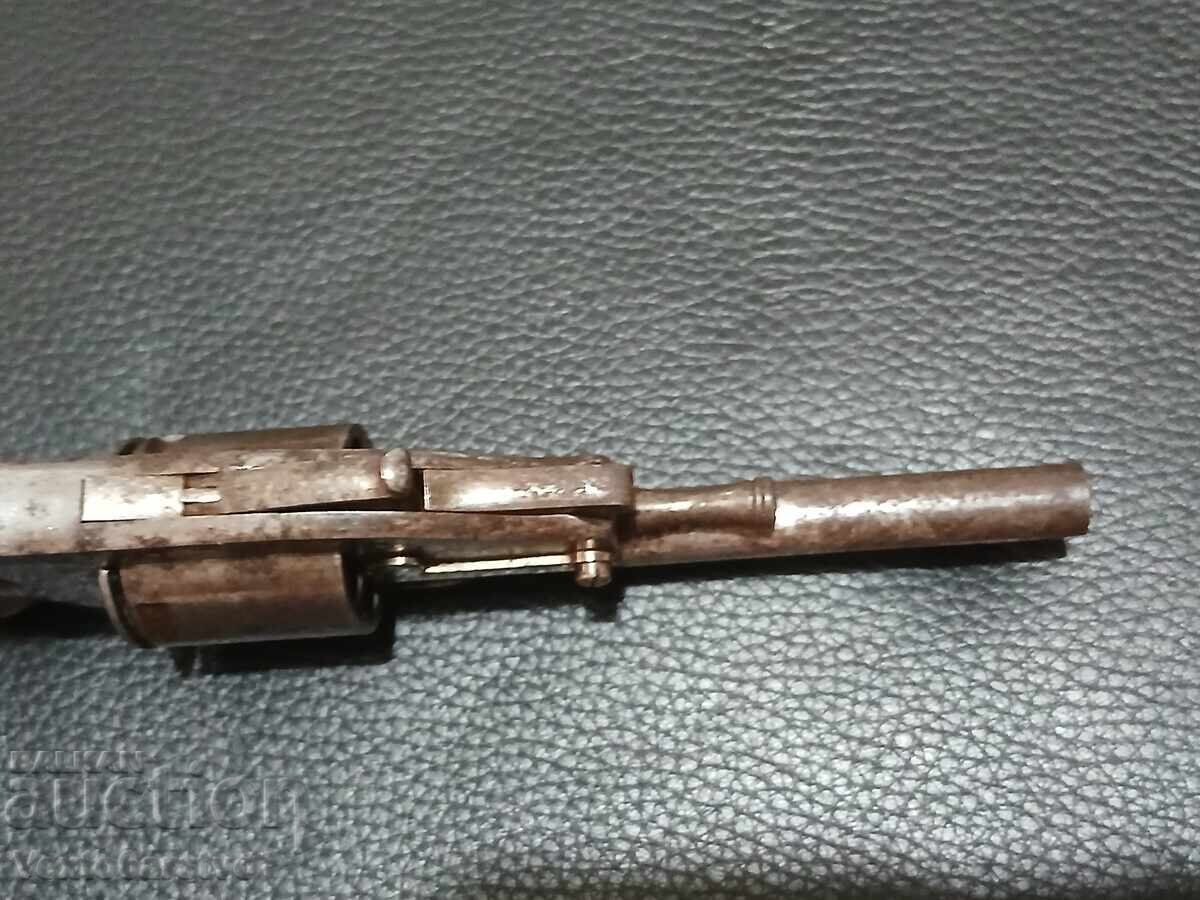 PISTOL LEFAUCHEUX-BELGIA-SEC. XIX-PREȚ DE REZERVĂ MIC - 12
