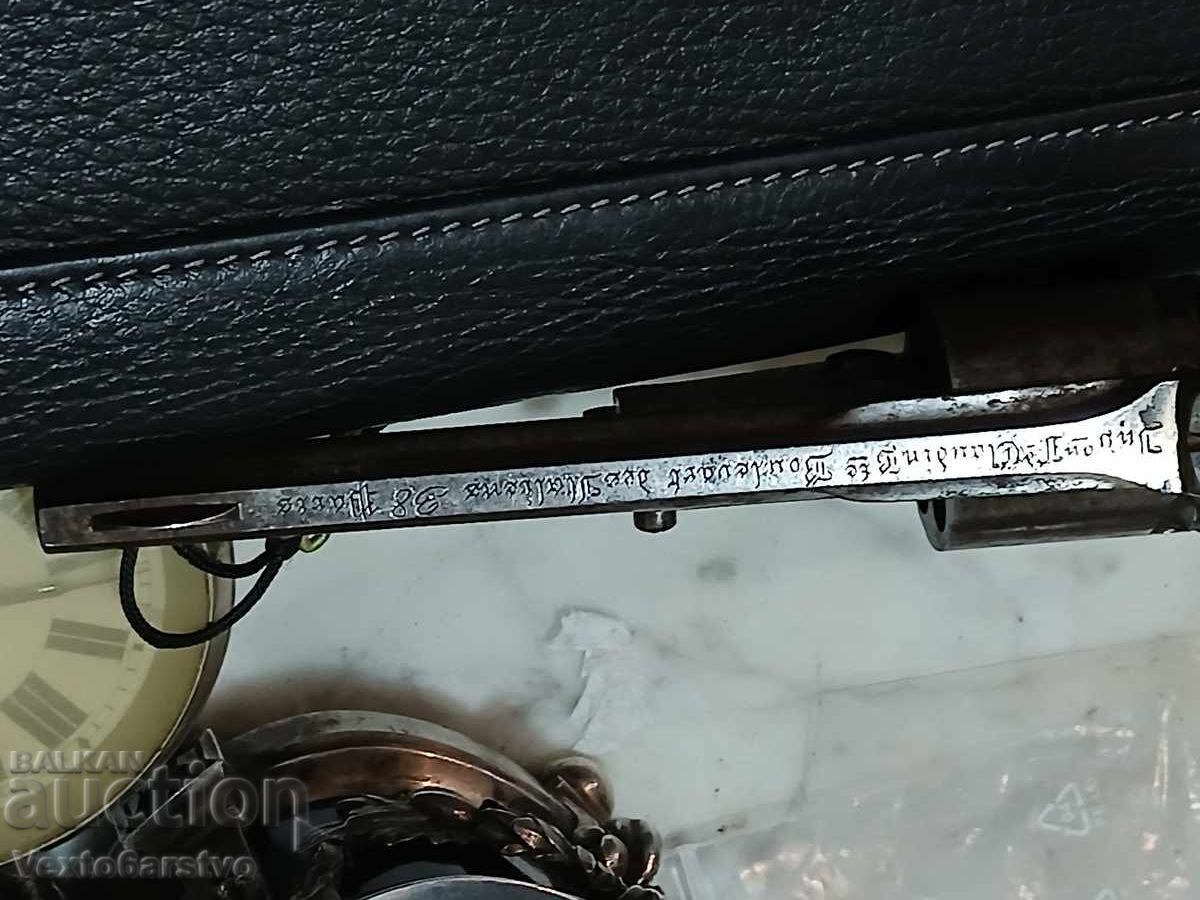 PISTOL LEFAUCHEUX-BELGIA-SEC. XIX-PREȚ DE REZERVĂ MIC - 13