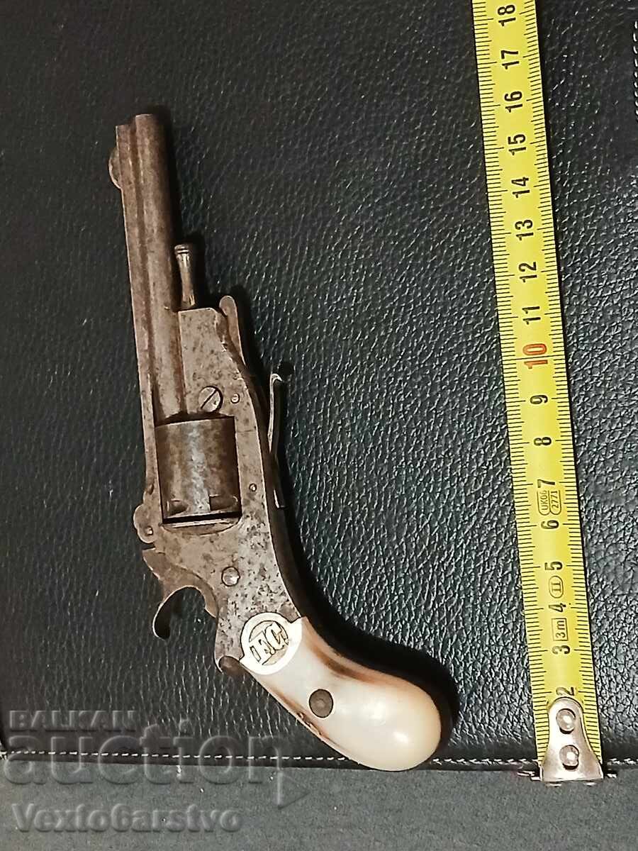 Livrarea PISTOL LEFAUCHEUX-BELGIA-SEC. XIX-PREȚ DE REZERVĂ MIC