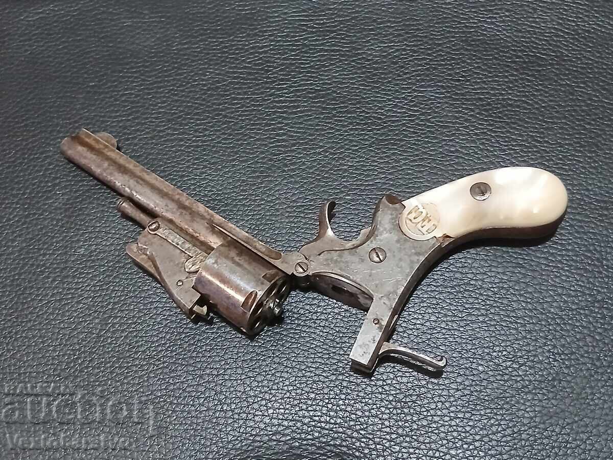 PISTOL LEFAUCHEUX-BELGIA-SEC. XIX-PREȚ DE REZERVĂ MIC - 7