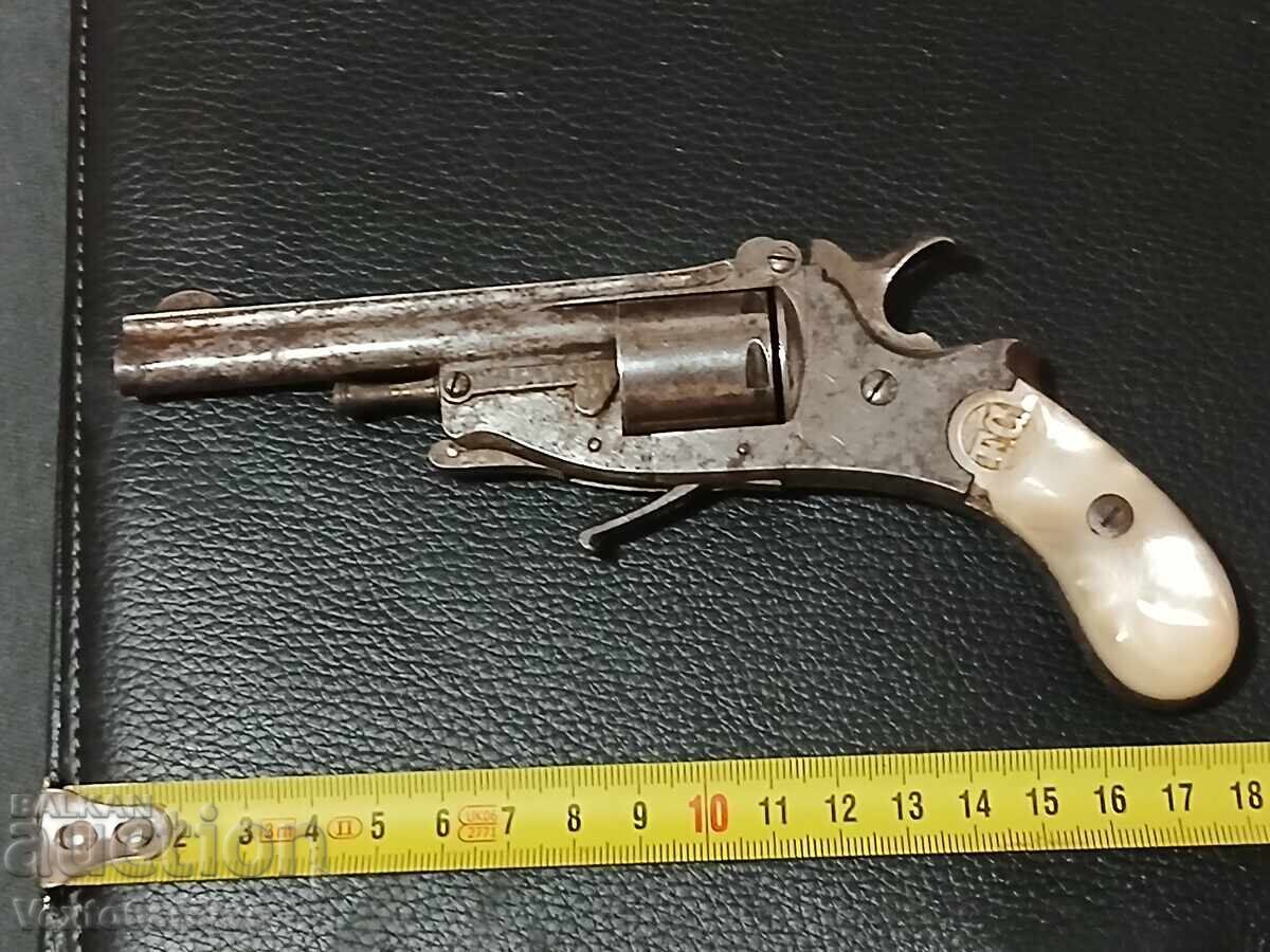 PISTOL LEFAUCHEUX-BELGIA-SEC. XIX-PREȚ DE REZERVĂ MIC