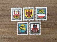 ГДР - Градски гербове (1985) MNH